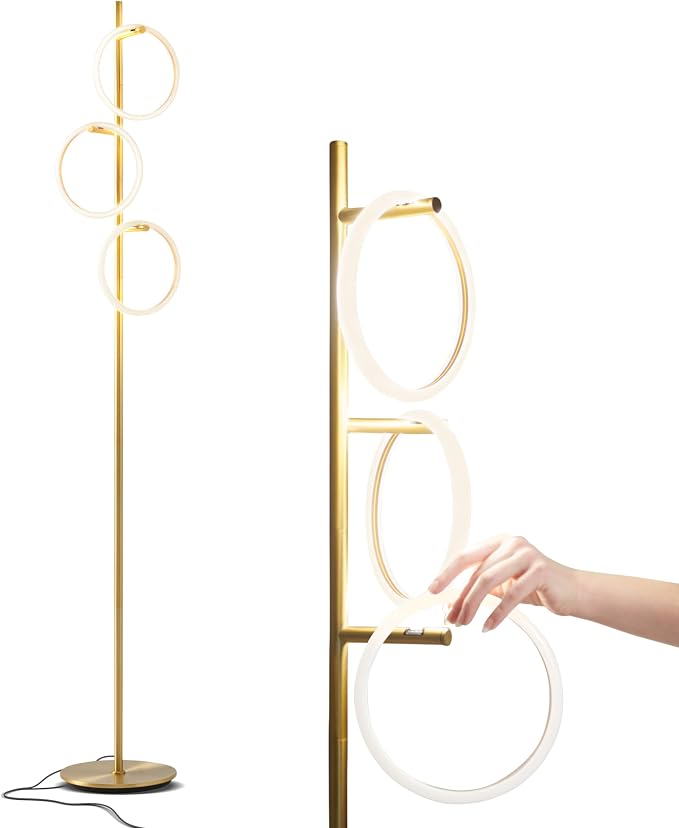 Brightech Saturn Floor Lamp, Great Living Room Decor, Tall Contemporary by Brightech