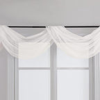 Chyhomenyc Ivory Sheer Scarf Valances - Image 7