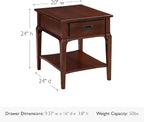 Stratus Solid Wood End Table - Image 3