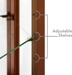 Glass Corner Display Cabinet - Image 7