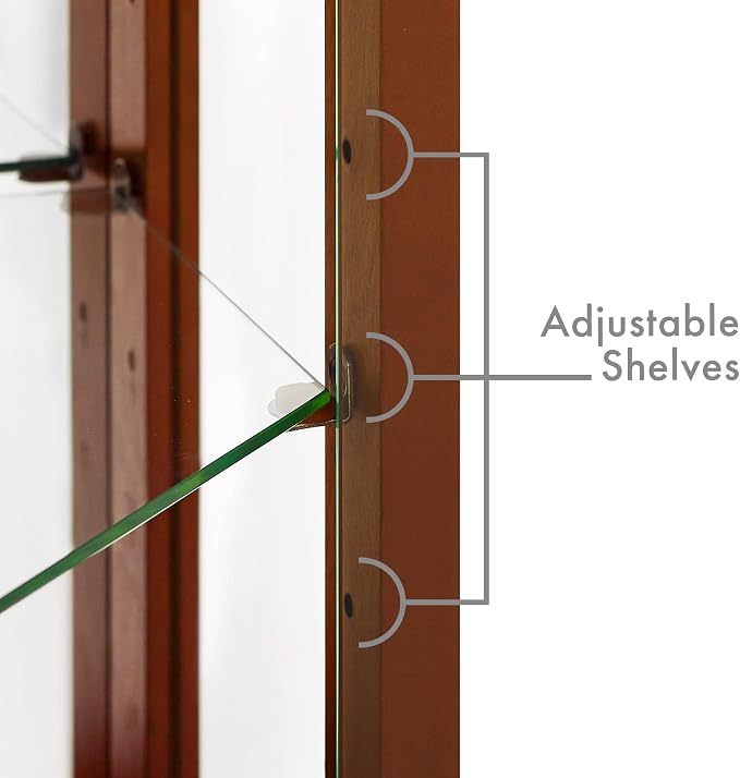 Glass Corner Display Cabinet - Image 7