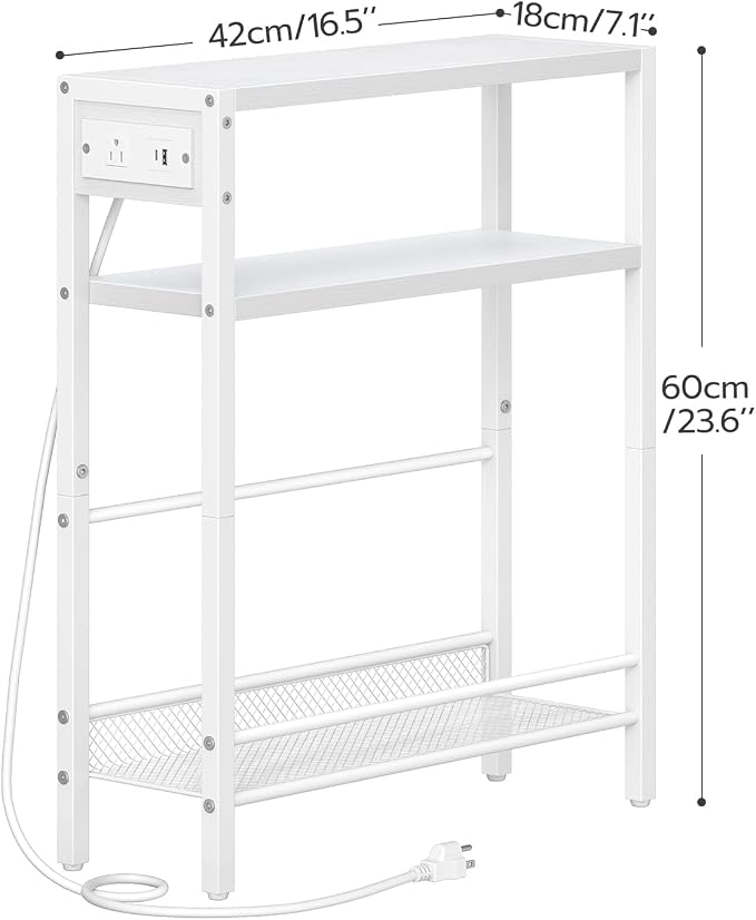 HOOBRO Small Narrow Side Table - Image 3