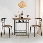 VINGLI 3 Piece Dining Set, Small Kitchen Table Set - Image 8