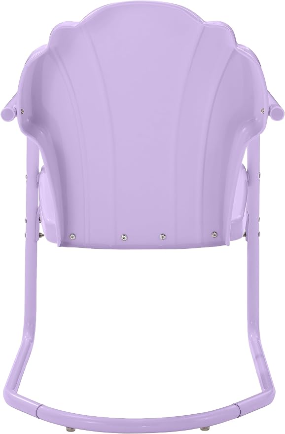 Crosley Furniture Tulip 2-Piece Outdoor Chair Set, Vintage Retro Metal Patio - Image 5