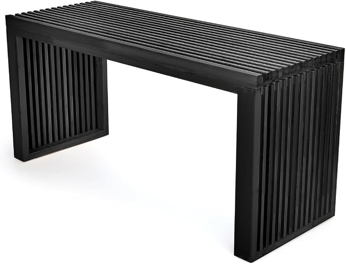 APRTAT Bamboo Dining Bench, 35 inch Farmhouse Decor Indoor Kitchen Table Bench by HEALTHYYOU