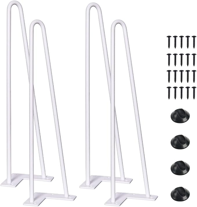 SMARTSTANDARD 14 Inch Heavy Duty Hairpin Furniture Legs, Metal Home DIY Projects by SMARTSTANDARD