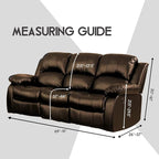ULTICOR Velvet 8-Pieces Recliner Sofa Covers Stretch Reclining Couch Covers - Image 6