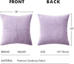 MIULEE Purple Decorative Throw Pillow Covers - Image 6