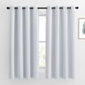 NICETOWN Greyish White Room Darkening Curtain Panels by NICETOWN