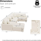 Oversized Modular Sectional Sofa - Image 2