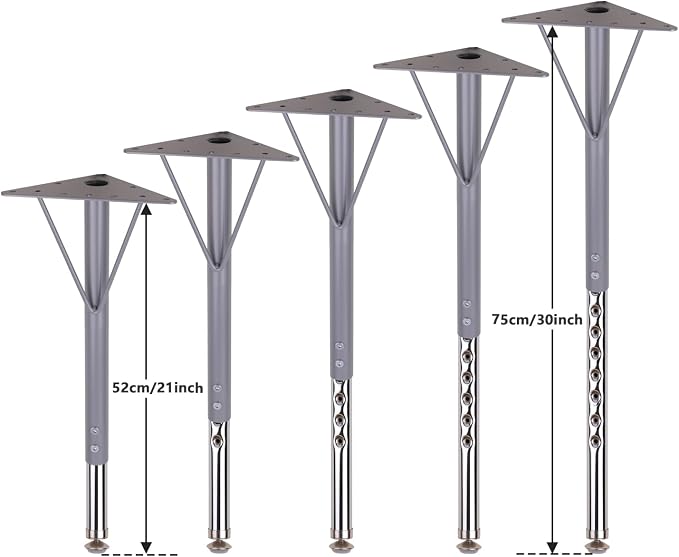 KAZAKA Adjustable Table Legs, 20-30 inch - Image 3