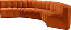 Meridian Furniture 103Cognac-S6B Arc Collection Modern | Contemporary Modular - Image 6