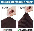 H.VERSAILTEX 3 Piece Stretch Sofa Covers - Image 3