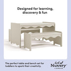 Storkcraft Casablanca Montessori Indoor Kids Table & Bench Set – Premium Kids - Image 4