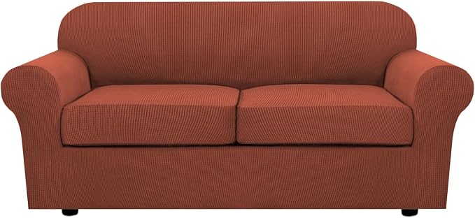 H.VERSAILTEX 3 Piece Stretch Sofa Covers by HVERSAILTEX