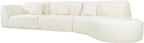 140'' Curved Sectional Sofa Sponge Couch - Image 7