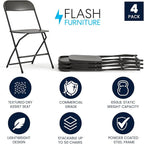 Flash Furniture Hercules Series Plastic Folding Chairs - Image 3