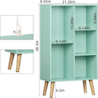 LEYAOYAO 5 Cube Bookshelf 3-Tier Bookcase - Image 3
