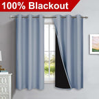 NICETOWN 100% Blackout Short Curtains - Image 2