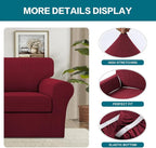 Turquoize 2 Piece Chair Covers Chair Slipcovers - Image 4