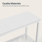 HOOBRO 29.5" Narrow Console Table, 3 Tier Entryway Table - Image 7