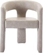 VESCASA Faux Leather Barrel Dining Chair by VESCASA