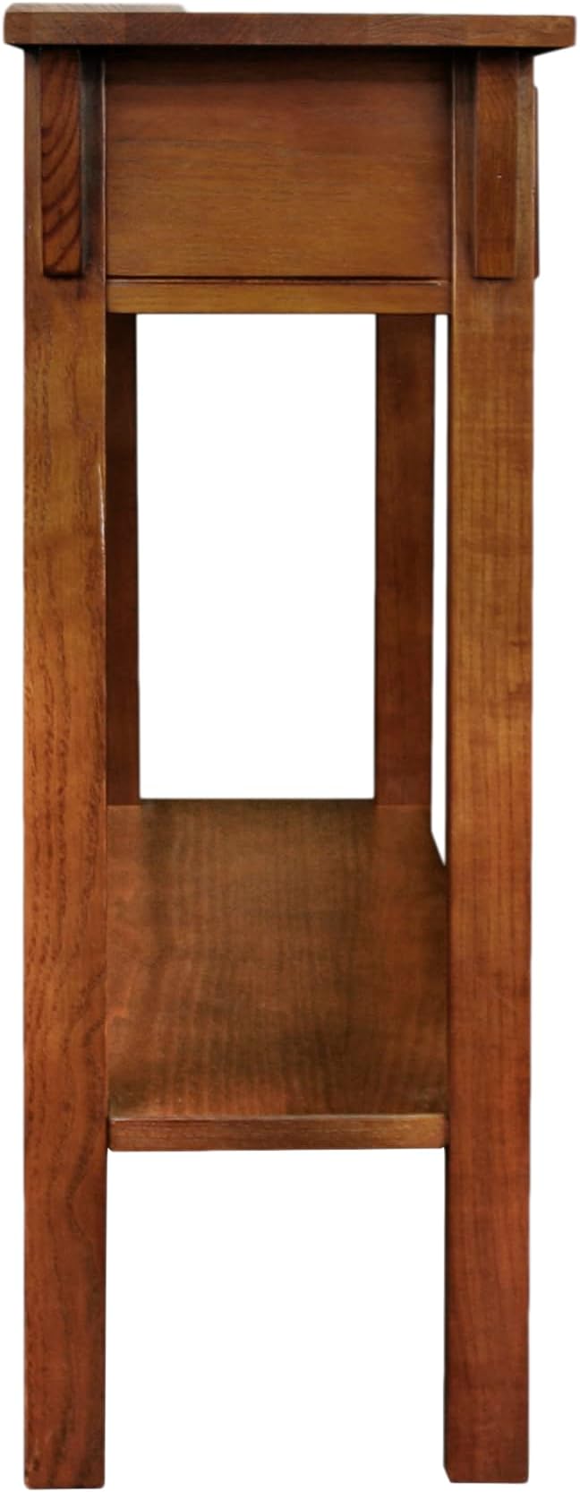 Leick Home Mission Console Table, Solid Wood, 1 Storage Drawer, Bottom Display - Image 5