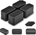 EclatBain Rectangle Bed Risers Furniture Risers Heavy-Duty Rectangular by Unknown