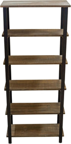 Alaterre Furniture Pomona Living Room 6-Tier Solid Wood Bookcase - Image 11