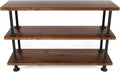 MUZIK 3-Tier Industrial Pipe Table Leg Set, Iron Base Legs Rustic Iron Pipe by MUZIKFurniture