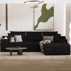 96" L Shaped Modular Sectional Sofa, Boneless Cloud Couch - Image 7