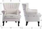 Velvet Accent Chairs Set of 2 - Image 3