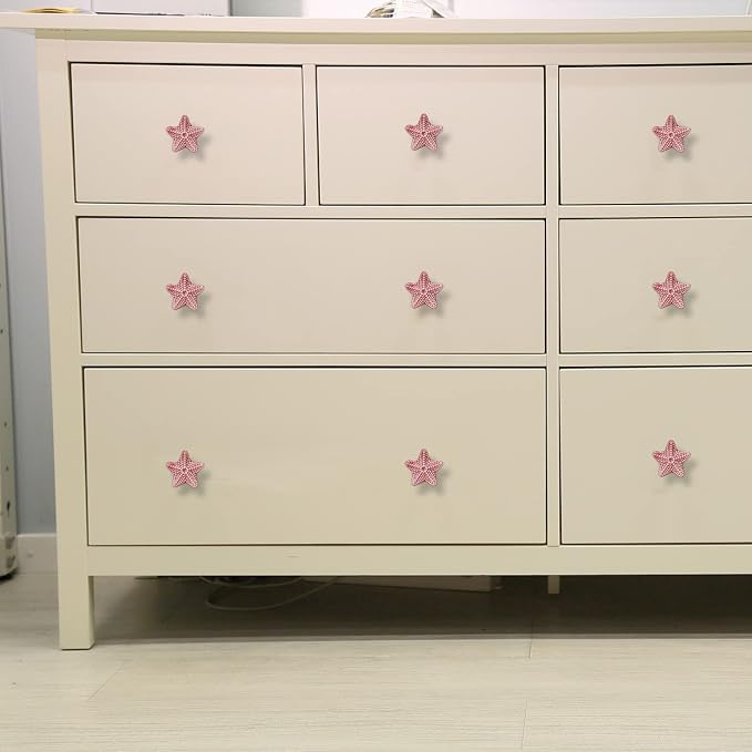 Starfish Drawer Knobs Coastal Kitchen Cabinet Knos Beach Themeb Knob Ceramic - Image 6
