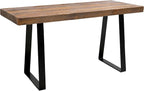 Home Soft Things Natural Old Pine Wood Rectangle Entryway Bench, Sturdy Hand by HomeSoftThings
