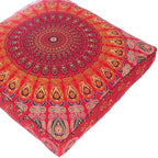 Mandala Floor Pillow Cover Meditation Cushion Seating Throw Hippie Round - Image 4