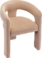 VESCASA Velvet Barrel Dining Chair by VESCASA