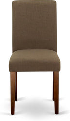East West Furniture ABP3T18 Abbott Parson Dining Chairs - Image 5