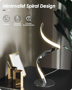 Yarra-Decor Modern Spiral Bedside Lamp - Image 3