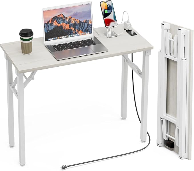 TEMI Small Computer Desk Folding Table by TEMI