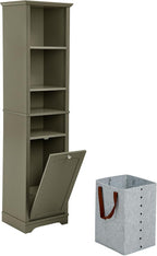 LifeSky Tall Storage Cabinet for Small Spaces - Image 9