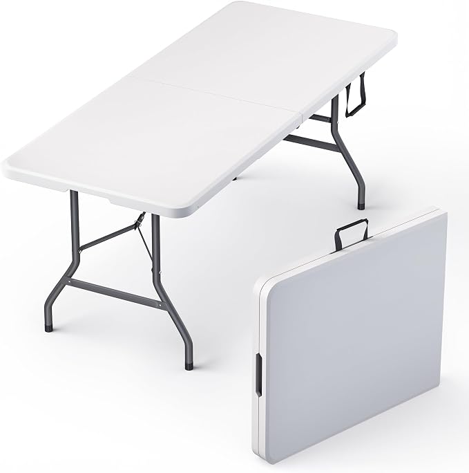 10 Pack of 6 Feet Foldable Table by OurModernSpace