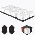 Bed Risers Heavy Duty, Adjustable Furniture Riser Blocks Lift 1.5, 4.3 inches by LiftLevelYourBed