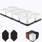 Bed Risers Heavy Duty, Adjustable Furniture Riser Blocks Lift 1.5, 4.3 inches by LiftLevelYourBed