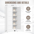 Yizosh Metal Storage Cabinet - Image 2