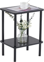 Apicizon 2 Tier End Table, Small Side Table by APICIZON