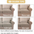 H.VERSAILTEX Super Stretch Individual Seat Sofa Covers Couch Slipcover Sets - Image 7