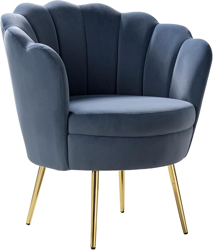 HULALA HOME Modern Velvet Accent Chair - Image 8