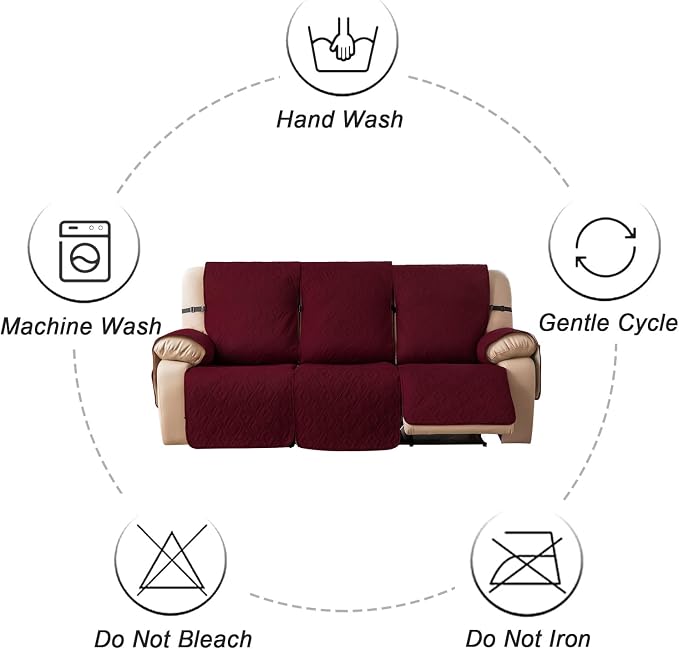 Genina Waterproof Reclining Couch Cover - Image 9