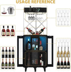 COCO DESIGN Corner Wine Cabinet - Image 5