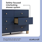 Storkcraft California 6 Drawer Double Dresser – GREENGUARD Gold Certified - Image 8